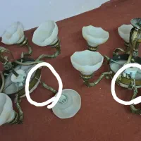 لوستر ۶ شاخه  یک جفت
