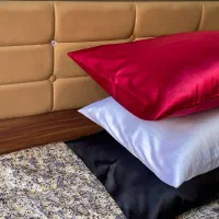 «روبالشی ساتن ابریشم ضدریزش‌مو ارسال فوری|سرویس روتختی|قائم‌شهر, |دیوار