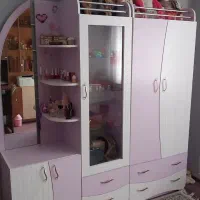 کمد بچه همرا با تخت خواب بچه