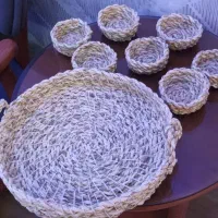 هفت سین حصیری شیک سایز بزرگ کاملا نو نو|صنایع دستی و سایر لوازم تزئینی|تهران, افسریه جنوبی|دیوار