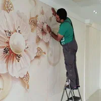 نصب کاغذ دیواری با نصاب مطمئن