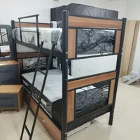 تخت سربازی فلزی دوطبقه و یکنفره|تخت و سرویس خواب|اسلام‌شهر, |دیوار
