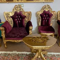 مبلمان ۷ نفره استیل در حد نو