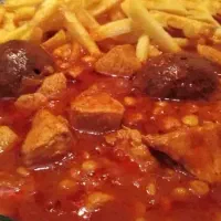 خورشت قیمه خوش عطر با سیب زمینی
