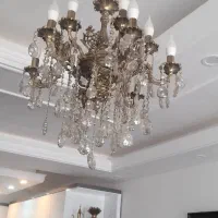 فروش لوستر برنجی ۱۲ شاخه