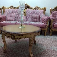مبلمان و ناهارخوری سلطنتی تمام چوب منبت کاری|مبلمان خانگی و میز عسلی|تهران, وحیدیه|دیوار