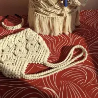 کیف مکرومه طرح زارا