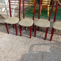 ۴ عدد صندلی تک بدون میز سالم است|صندلی و نیمکت|تنکابن, |دیوار