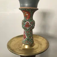 قلیان تنه چوبی منبت کاری|صنایع دستی و سایر لوازم تزئینی|قم, پردیسان|دیوار