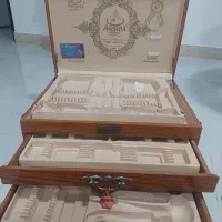 جعبه چوبی سرویس قاشق چنگال ۱۲ نفره|ظروف سرو و پذیرایی|بندر امام خمینی, |دیوار