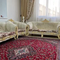 مبل نیمه استیل شیری|مبلمان خانگی و میز عسلی|ری, شهید بهشتی|دیوار