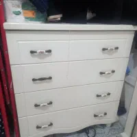 سرویس خواب یک و نیم نفره تت خواب چوبی دخترونه|تخت و سرویس خواب|کرج, حیدرآباد|دیوار