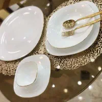 سرویس پذیرایی ارکوپال لب طلایی مارک داماس|ظروف سرو و پذیرایی|قم, آزادگان|دیوار