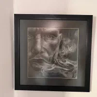 تابلو سیاه قلم|تابلو، نقاشی، عکس|تهران, منیریه|دیوار