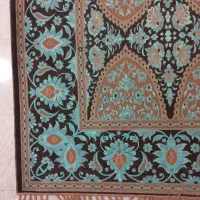 فرش شش متری فیروزه ای