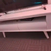 میز تلویزیون رنگ سفید