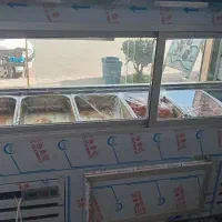 کل تجهیزات مرغ فروشی یخچال ایستاده و خوابیده