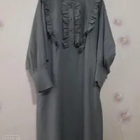 مانتو عبا رنگ طوسی و گلبهی|لباس|فولادشهر, B6|دیوار