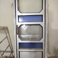 درب و پنجره آلومینیومی باچارچوب در حد نو|مصالح و تجهیزات ساختمان|اسدآباد, |دیوار