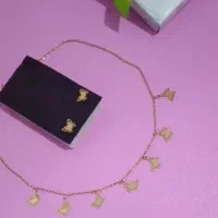 سینه ریز و گوشواره رنگ ثابت تضمینی