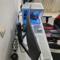 کامپیوتر کامل با مانیتور و میزو صندلی و متعلقات|رایانه رومیزی|سنندج, |دیوار