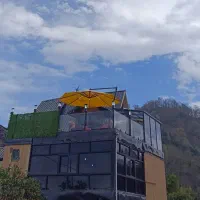 کلبه تمام شیشه ای جکوزی روف گاردن