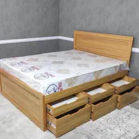 تخت خواب دونفره مدل درسا 6 کشو