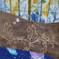 دو عدد تخت خواب تک نفره ام دی اف و کتابخانه ست|تخت و سرویس خواب|اهواز, کمپلو شمالی|دیوار