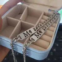دستبند ست کاپلی حک شده