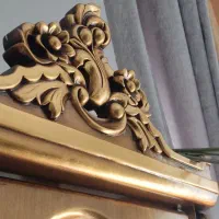 بوفه تمام چوب روس منبت ویترین|بوفه، ویترین، کنسول|پردیس, فاز ۱۱|دیوار