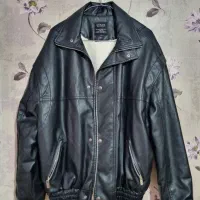 کاپشن چرم بامبر جکت یا خلبانی کومار