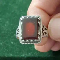 انگشتر نقره مردانه ۲عدد