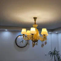 دوعدد لوستر|لوستر و چراغ آویز|ری, شهرری|دیوار