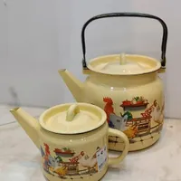 کتری و قوری لعاب روس
