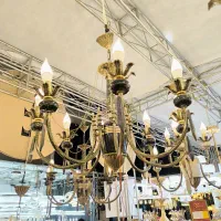 لوستر سنگی|لوستر و چراغ آویز|مشهد, خواجه ربیع|دیوار