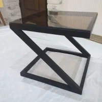 میز عسلی جلو مبلی فلزی