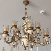 لوستر پنج شاخه (ده شعله)|لوستر و چراغ آویز|مشهد, الهیه|دیوار