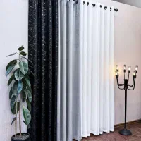 پرده با رنگبندی کامل  و تنوع جنس