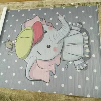 پرده و فرشینه اتاق نوزاد