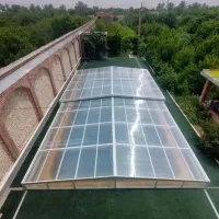 نصاب پاسیو نورگیر حیاط خلوت پلی کربنات روشنایی