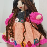 عروسک دست بافت|اسباب‌بازی بچه|مسجد سلیمان, |دیوار