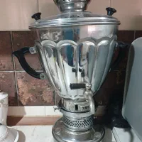 منقل برنجی .سماور مسوارروسی.سماور نفتی|کلکسیون اشیاء عتیقه|لاهیجان, شهید آوینی|دیوار