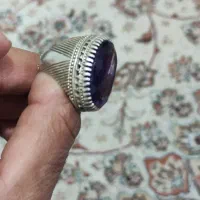 انگشتر نقره آماتیست|جواهرات|اهواز, بهارستان|دیوار