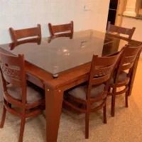 میز ناهار خوری ۶نفره تمام چوب