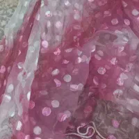 پرده پانچ دو عدد ویک عدد پرده حریر اتاق خواب|پرده، رانر، رومیزی|کرج, کمال‌شهر|دیوار