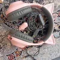 هدفون گیمینگ گربه ای صورتی|لوازم جانبی موبایل و تبلت|ملارد, |دیوار