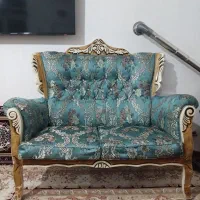 مبل سلطنتی۷نفره و یک گل|مبلمان خانگی و میز عسلی|سراب, |دیوار