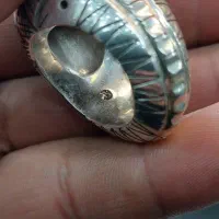 انگشتر عقیق کلوخه|کلکسیون اشیاء عتیقه|اصفهان, ارغوانیه|دیوار