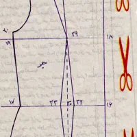 الگوی آماده بالاتنه زنانه از سایز ۳۶ تا ۵۲