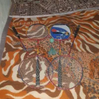 چهار عدد دسته راکت بد مینتون